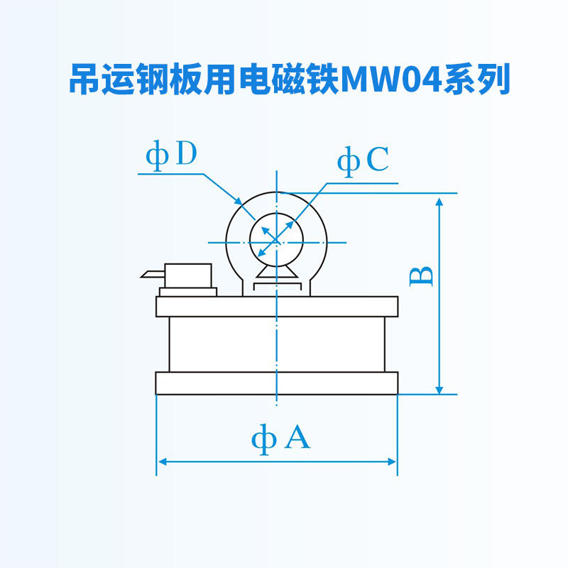 吊運(yùn)鋼板用電磁鐵MW04系列